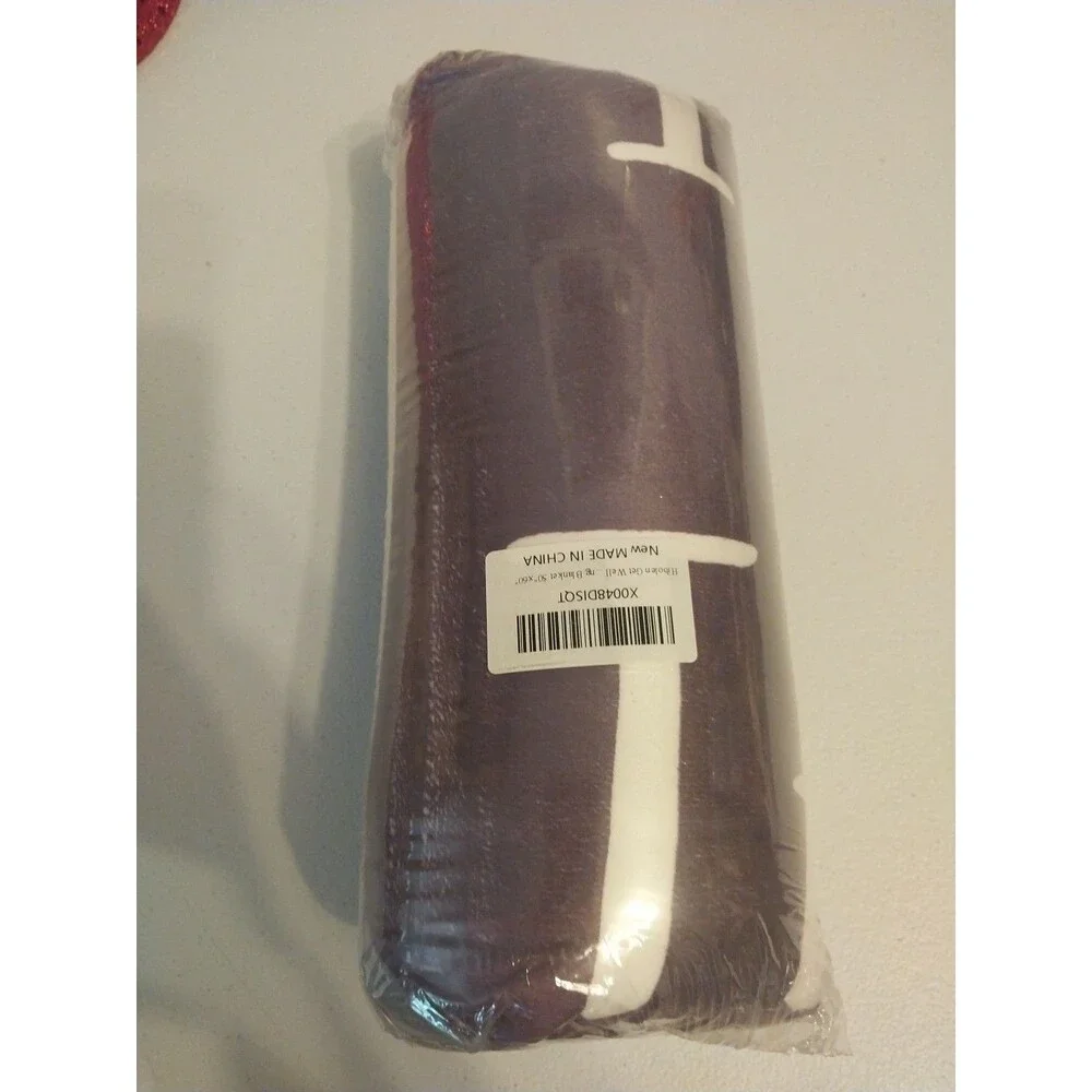 Funny Throw Blanket I Wish I Could Take Your Pain Purple Fleece 50x60 Get Well